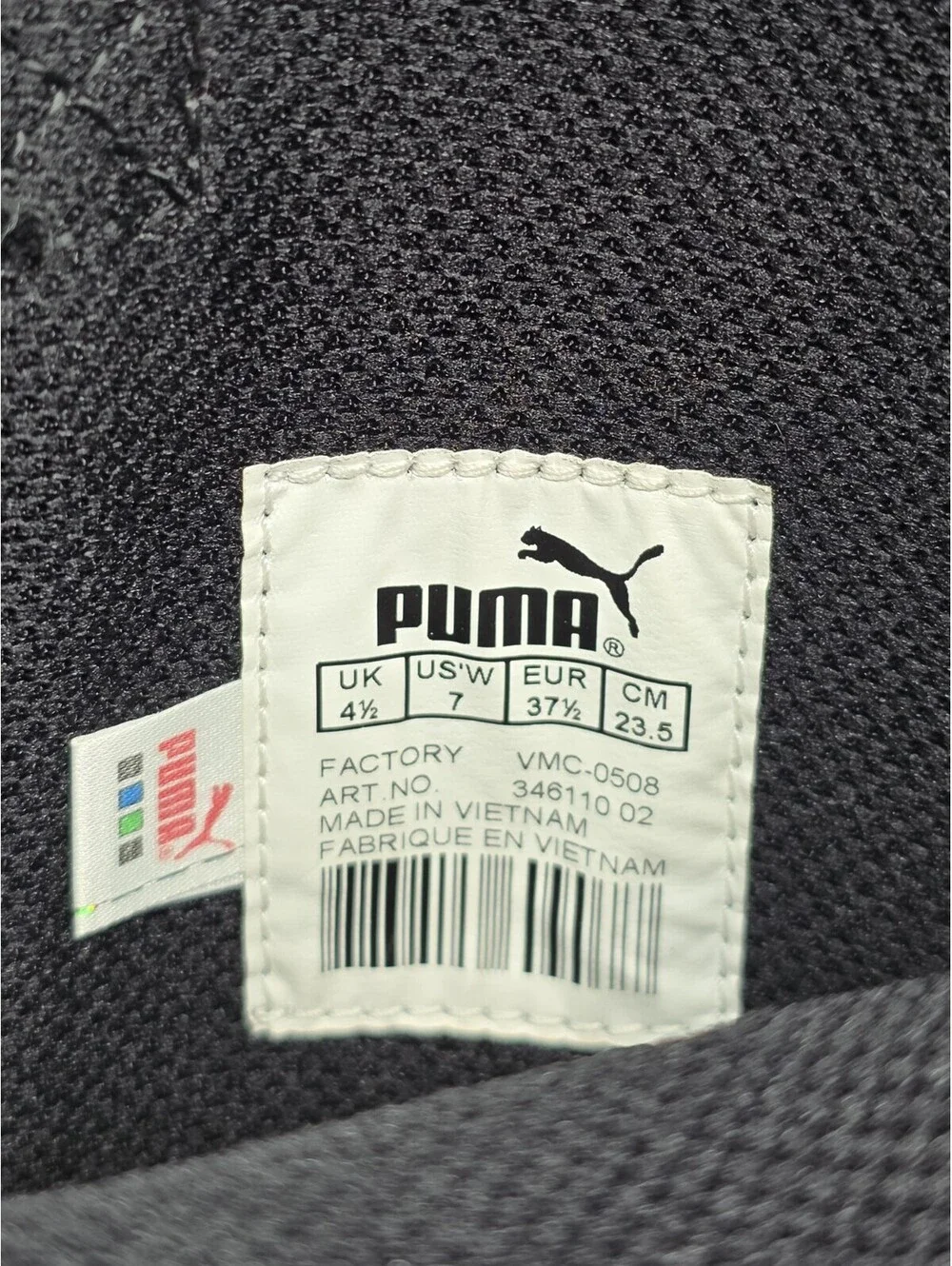 Vtg. PUMA Balmoral Herringbone Tweed Leather Wedge Riding Boots 346110-02 NWOB 7